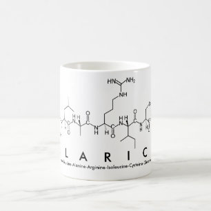 Caneca De Café Clarice peptide nome mug
