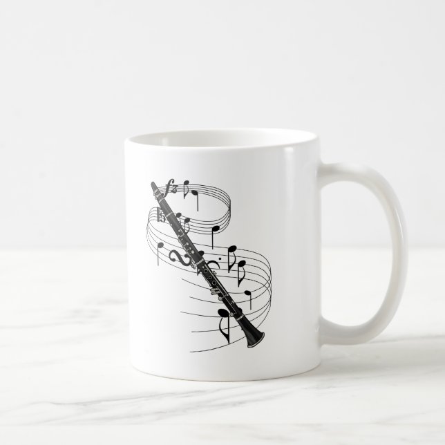 Caneca De Café Clarinete (Direita)
