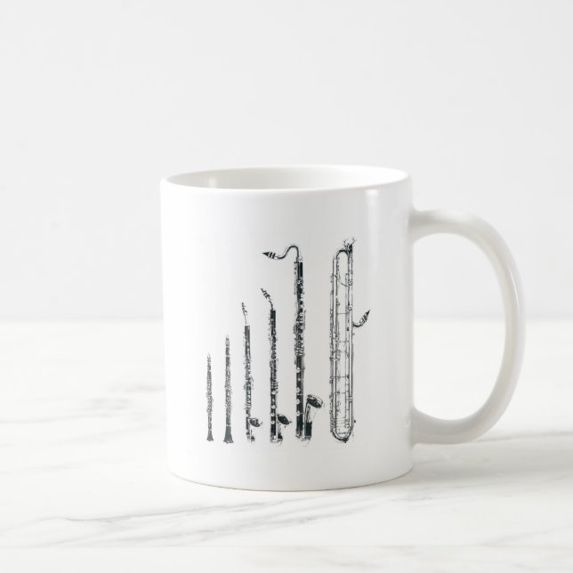 Caneca De Café clarinetes (Direita)