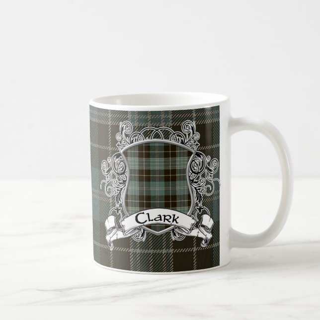 Caneca De Café Clark Tartan Shield (Direita)