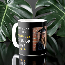 Caneca De Café Class of 2026 Graduation Photo Mug - My Grad Era