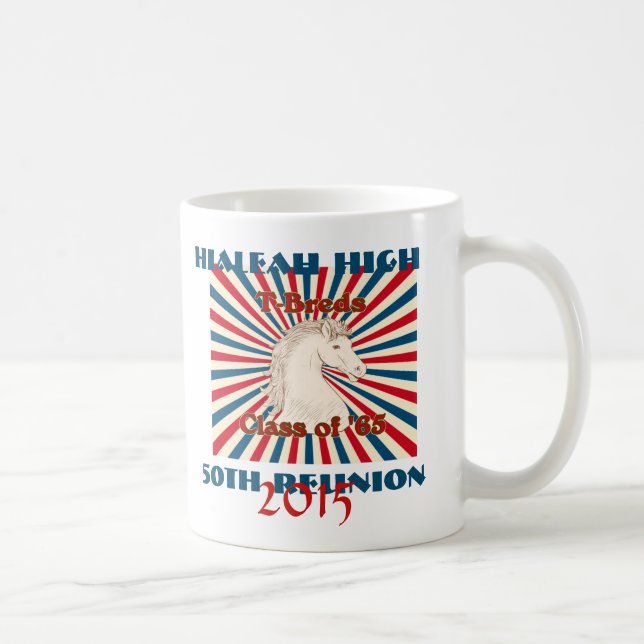 Caneca De Café Classe 2015 alta de Hialeah 'da reunião 65 11 (Direita)
