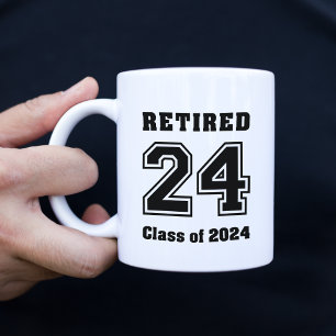 Caneca De Café Classe aposentada de esporte coletivo de 2024
