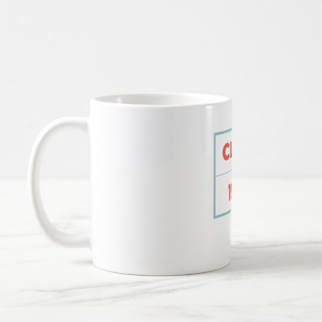Caneca De Café Classe de 1975 (Esquerda)