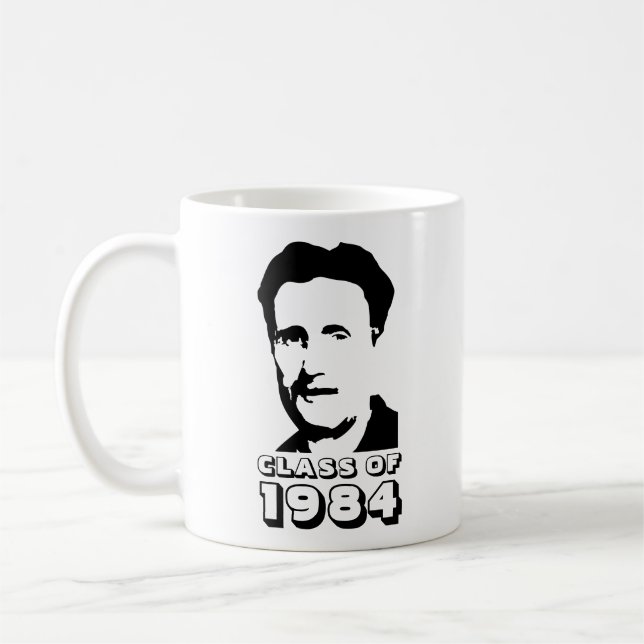 Caneca De Café Classe de 1984 (George Orwell) (Esquerda)