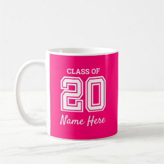 Caneca De Café Classe de 2020 personalizada