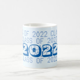 Caneca De Café Classe de 2022 Alice Blue Coffee Mug, por Janz