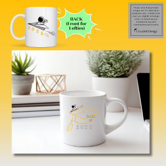 Caneca De Café Classe de 2025 Graduation Mug: Reach for the Stars