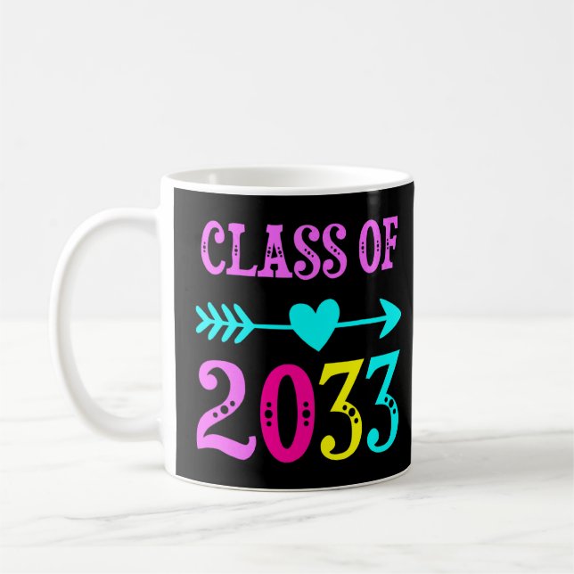 Caneca De Café Classe De 2033 Cresce Comigo Para Estudantes De Pr (Esquerda)