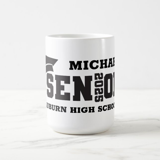 Caneca De Café Classe de ano de mais velho de 2025 Mug (Centro)