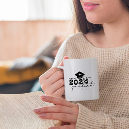 Caneca De Café Classe de Formando Personalizado de 2024