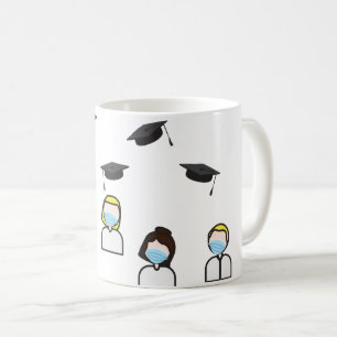Caneca De Café Classe de graduação de 2020