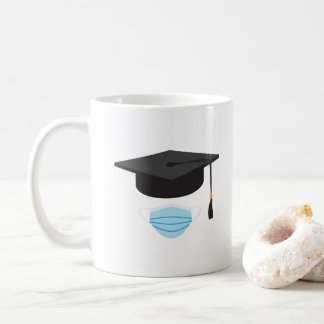 Caneca De Café Classe de graduação de 2020 - Boné de formatura e 