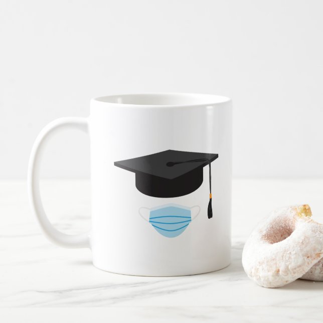 Caneca De Café Classe de graduação de 2020 - Boné de formatura e  (Com Donut)