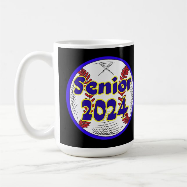 Caneca De Café Classe de Mais velho de beisebol de 2024 (Esquerda)