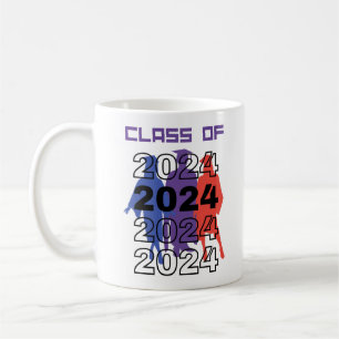 Caneca De Café Classe De mais velho Do Segundo grau De Formando 2