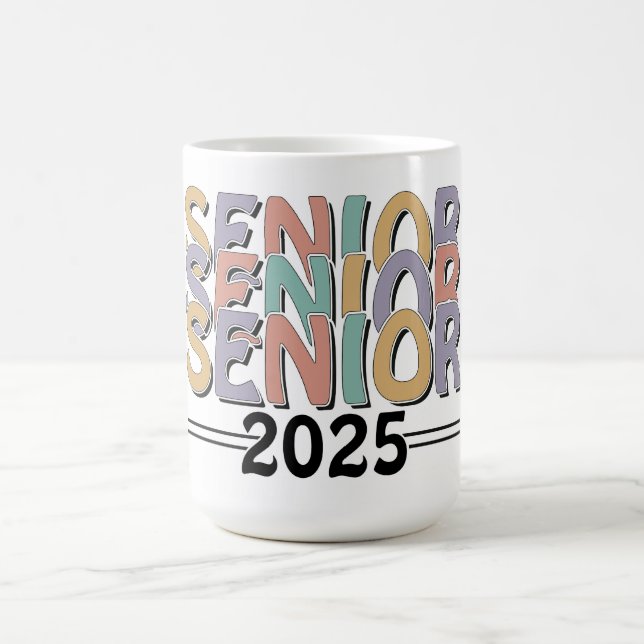 Caneca De Café Classe de Mais velho Mug 2025 (Centro)