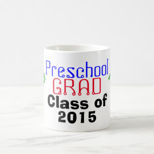 Caneca De Café Classe pré-escolar da graduação do eu fi-la!