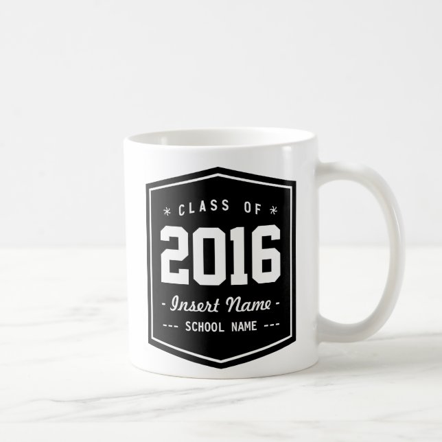 Caneca De Café Classe retro elegante (Direita)