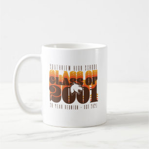 Caneca De Café Classe SVHS de "01 20 Year Reunion cang"