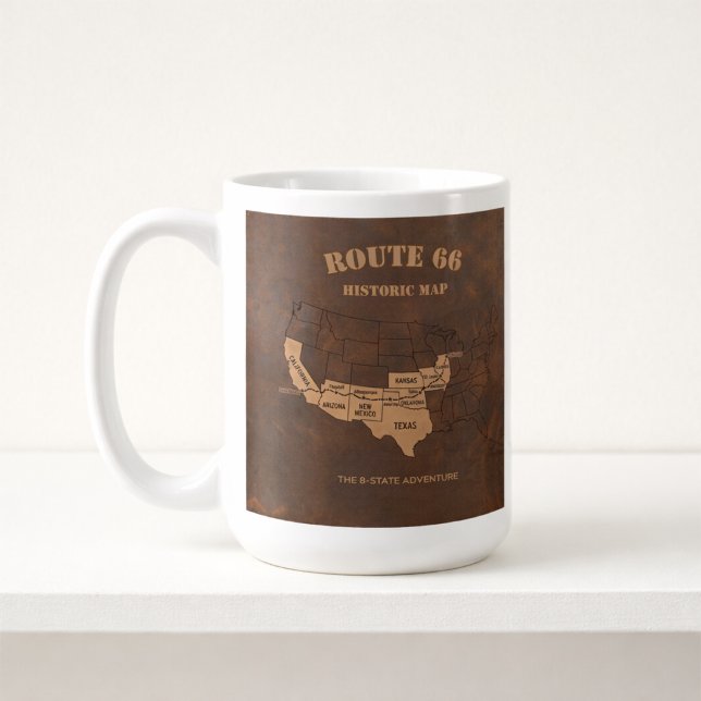 Caneca De Café Classic Eight State Adventure Heritage (Criador carregado)