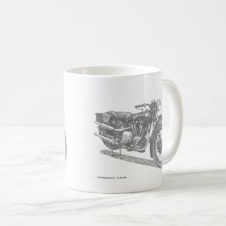 Caneca De Café Classic Motorcycle Calender (clássico britânico)