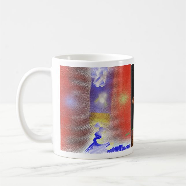 Caneca De Café Classic Mug, 11 oz Modern Art (Esquerda)
