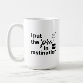 Caneca De Café Classic Mug 15 oz - Stay Productive with Humor