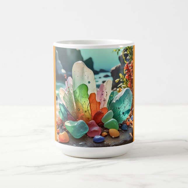 Caneca De Café Classic Mug (Beach Glass-13) (Centro)