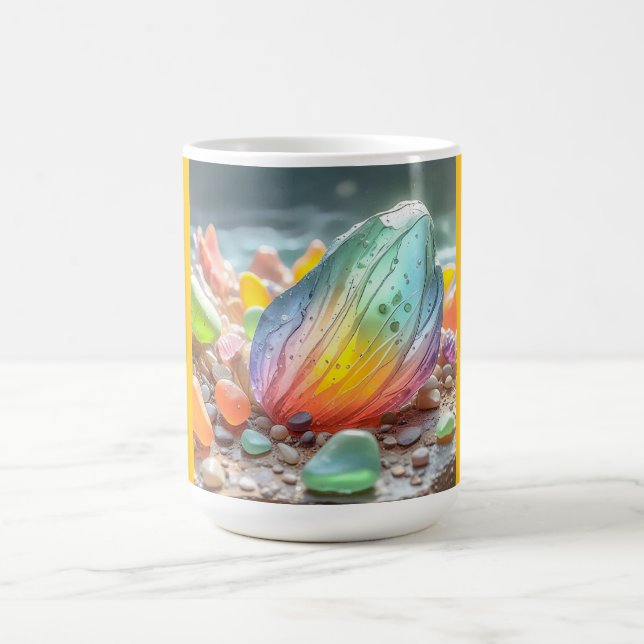 Caneca De Café Classic Mug (beach Glass-5) (Centro)