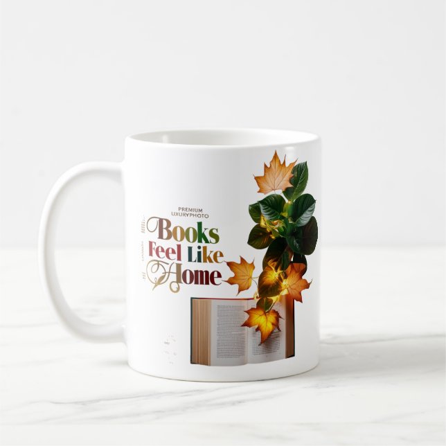 Caneca De Café Classic Mug Collection: Aesthetic Book Lover (Esquerda)