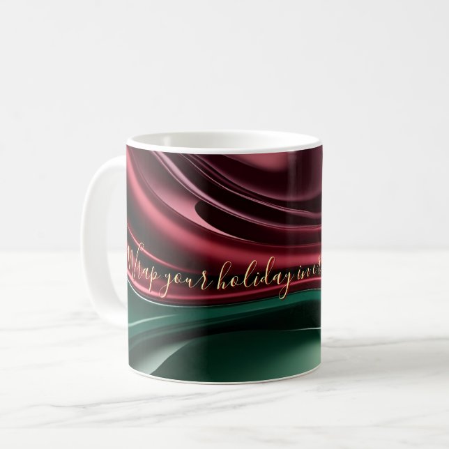 Caneca De Café Classic mug in stylish abstract graphic (Frente Esquerda)