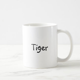 Caneca de café clássica com o "tigre "
