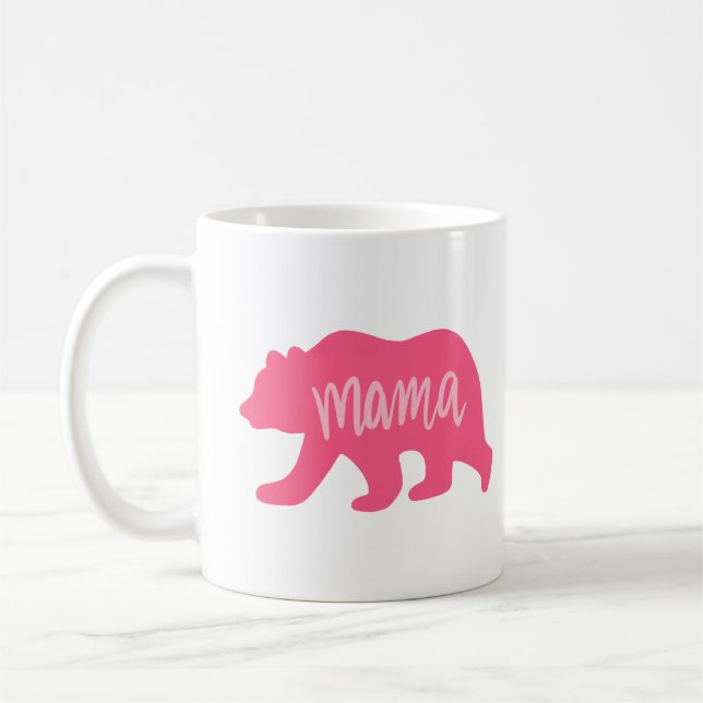 Caneca De Café Clássica Mama Rosa Bear Mug (Esquerda)