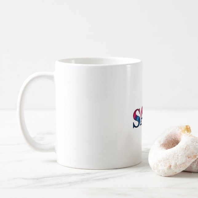 Caneca De Café Clássica Mug, 11 oz (Com Donut)