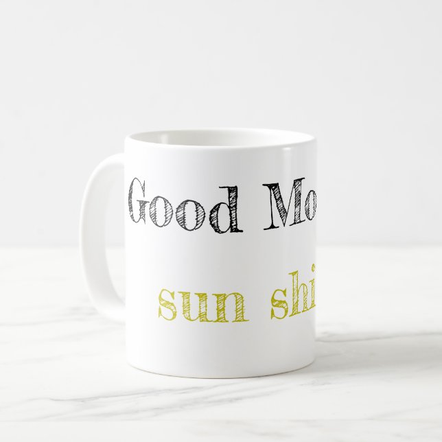 Caneca De Café Clássica Mug, 11 oz (Frente Esquerda)