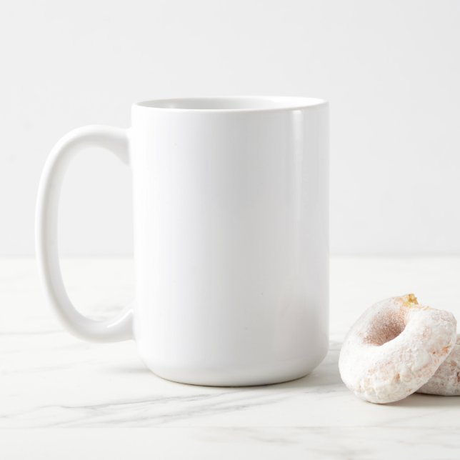 Caneca De Café Clássica Mug, 15 oz (Com Donut)