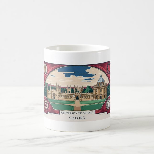 Caneca De Café Classical Oxford University Mug (Centro)