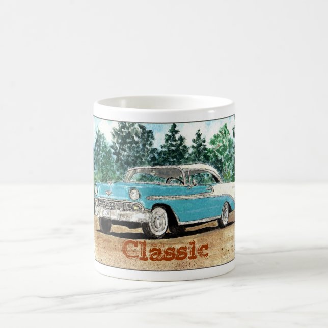 Caneca De Café "Clássico" 56 Chevy (Centro)