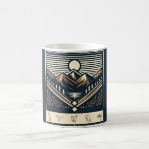 Caneca De Café Clássico/colheita ao ar livre/natureza selvagem