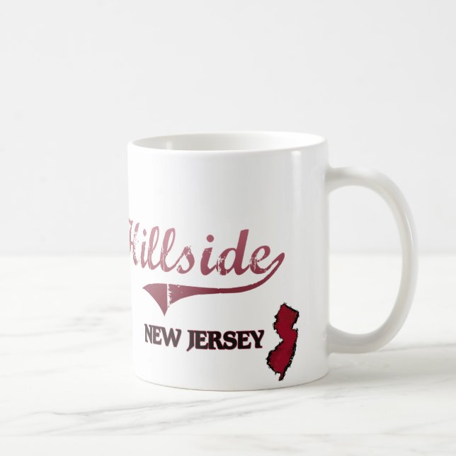 Caneca De Café Clássico da cidade de New-jersey do montanhês (Direita)