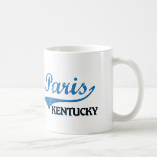 Caneca De Café Clássico da cidade de Paris Kentucky