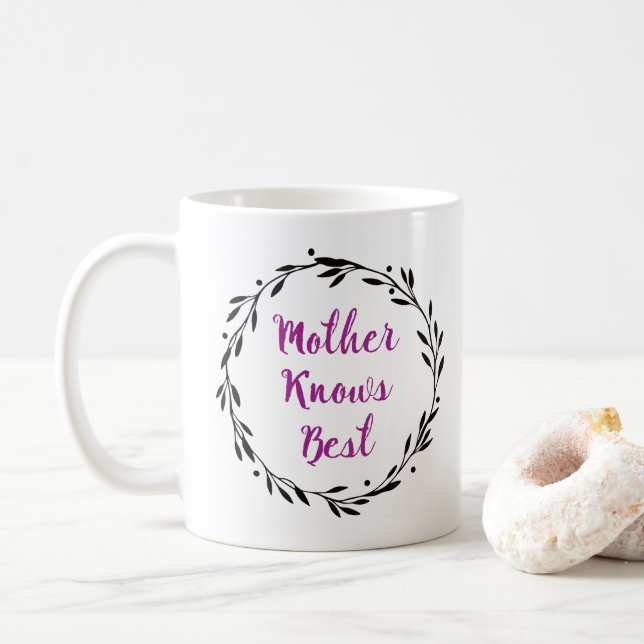 Caneca De Café Clássico de 11 oz branco (Com Donut)