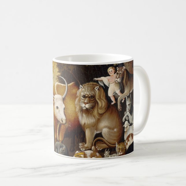 Caneca De Café Clássico de Incêndio Animal do Reino Unido (Frente Esquerda)
