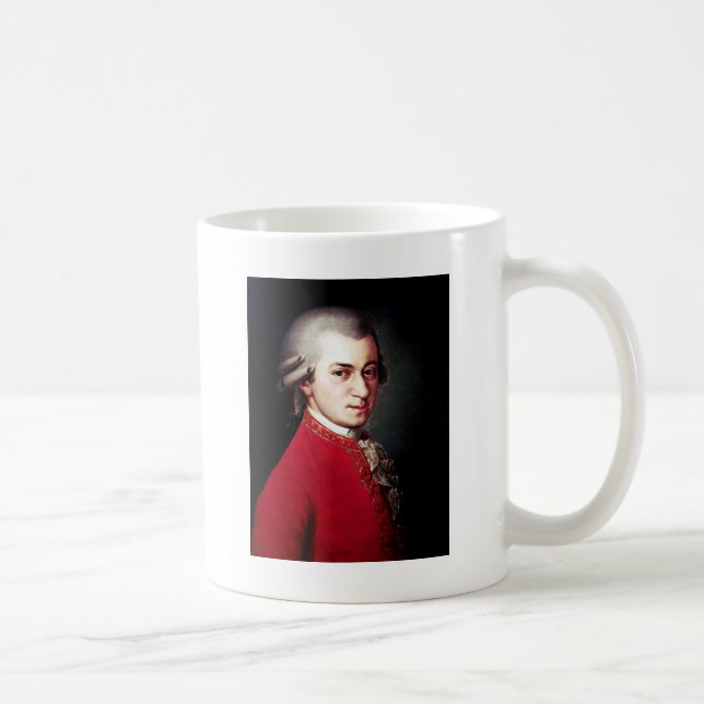 Caneca De Café Clássico de Mozart (Direita)