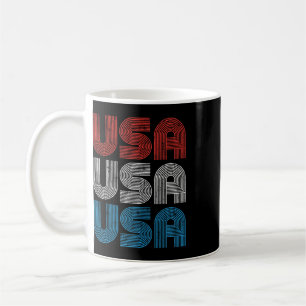 Caneca De Café Clássico Dia da Independência dos EUA 4 de Julho P