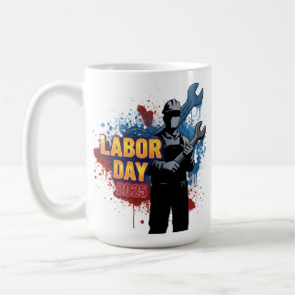 Caneca De Café Clássico do Dia do Trabalho – Celebre com Estilo