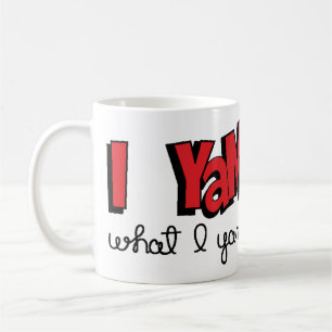 Caneca De Café Clássico "I Yam What I Yam"