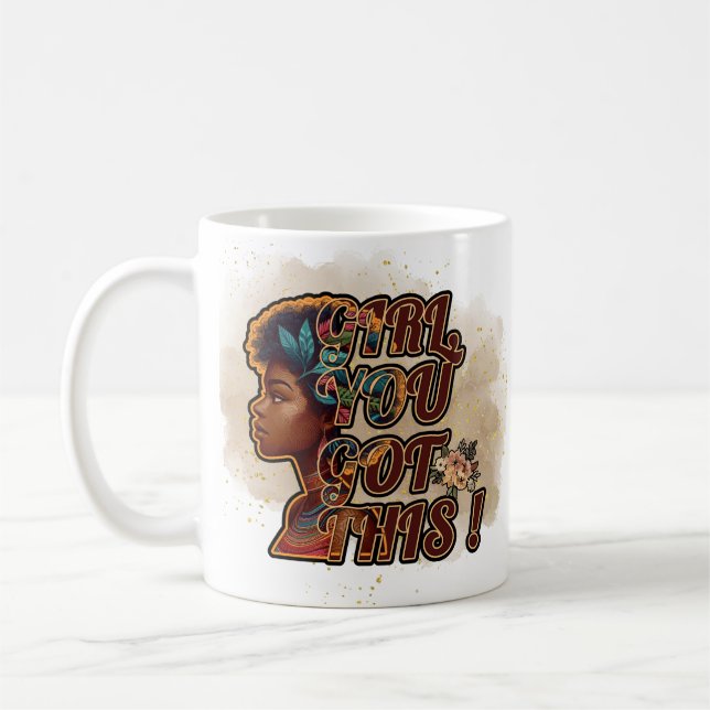 Caneca De Café Clássico, Menina, Você Tem Isso! (Esquerda)