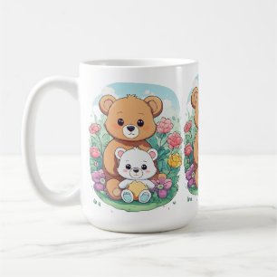 Caneca De Café Clássico Mug de 15 oz - Ilustrações Animais Adoráv